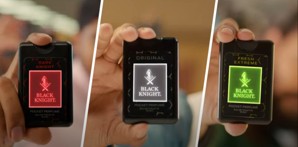 Black Knight Go Pocket Perfume TVC